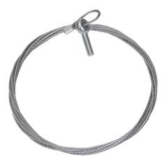 Стальной трос с рым-болтом IEK М8, 2 м [CLP1M-SRB-2-8-02]