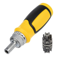 Набор с реверсивной отверткой Rexant, 13 предметов [12-4778]