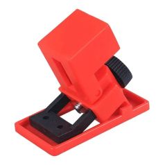 Блокиратор флажковых автоматов малый 120-277 В, полипропилен и нейлон, ширина флажка до 18 мм, красный [gwrD11X]