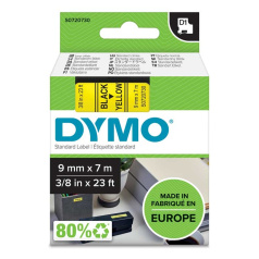 Картридж Dymo S0720730/40918, 9 мм, черный на желтом