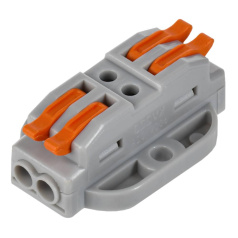 Клемма соединительная проходная IEK СМК 222-4122P с площадкой (4 шт) [UKZ20-4122P-004]