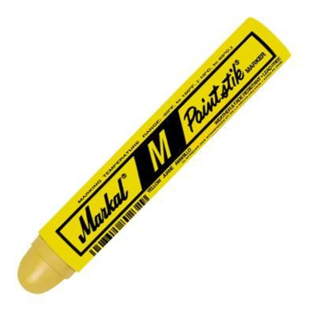 Термостойкий маркер-краска Markal M Paintstik до 871°C, желтый, 17 мм [81921]