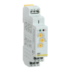 Реле времени многофункциональный ORT IEK 2 контакта 12-240В AC/DC [ORT-M2-ACDC12-240V]