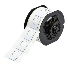 Этикетки Brady B30EP-167U-593-WT под кнопку, полиэстер, 30.48 х 38.1 мм, Ø 22.5 мм, белые, 235 шт [gws118056]