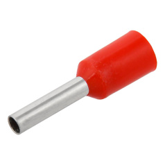 Втулочный штыревой наконечник изолированный IEK НШВИ 1.5-8 (20 шт) [UGN10-4-D15-03-08]