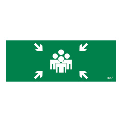 Самоклеящаяся этикетка IEK 350х130 мм, Место сбора [LPC10-1-35-13-MSTS]