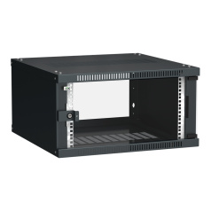 Шкаф настенный ITK LINEA WE 6U 600x600 мм, чёрный [LWE5-06U66-GF]