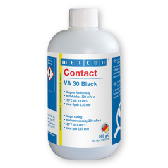 Цианоакрилатный клей Weicon Contact VA 30, черный, 500 г (10025987) [wcn12603500]