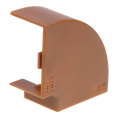 Поворот 90° IEK КМП ELECOR, 20х10, дуб (4 шт) [EL-KK10D-P-020-010-K11]