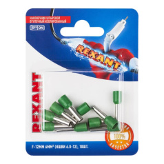 Наконечник штыревой втулочный изолированный Rexant НШВи 6.0-12 (10 шт) [06-0409-A]