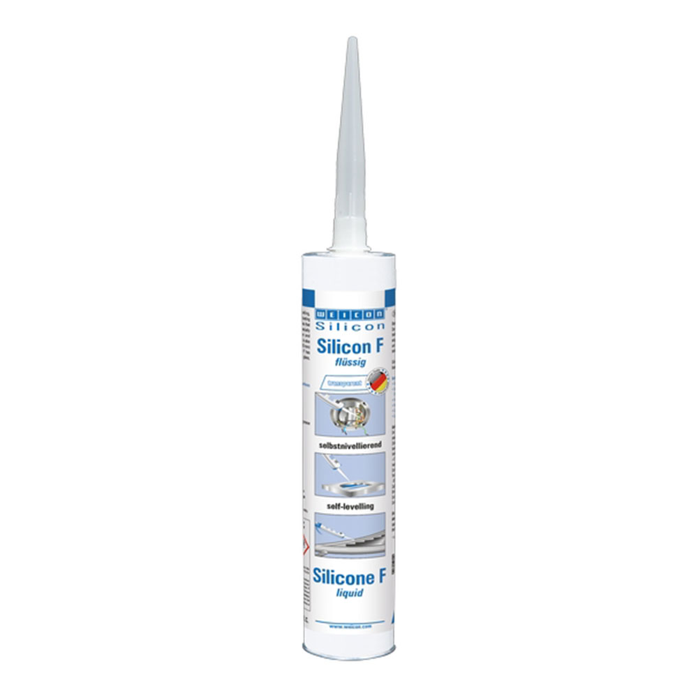 Силиконовый герметик Weicon Silicone F, жидкий, прозрачный, 310 мл [wcn13200310]