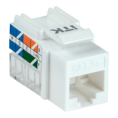Модуль Keystone Jack ITK, категория 5E UTP 110 IDC 90° [CS1-1C5EU-11]