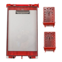 Модульная станция групповой блокировки Brady малая, 576.5 х 247.6 х 68.5 мм, красный [gws152732]