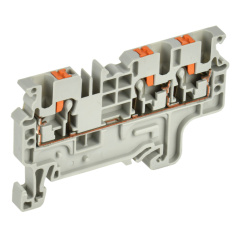 Клеммная колодка многовыводная IEK "ARMAFIX" CP-MC 2.5 мм², фаза, серая [YCT22-00-3-K03-002]