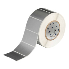 Этикетки Brady THT-19-8591-1-SL полиэстер, 76.2 х 50.8 мм, серебристые, 1000 шт [brd148784]