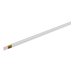 Телефонный кабель ШТЛП Rexant, 4 жилы Cu, белый, 100 м [01-5101]