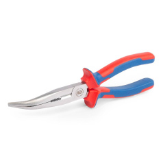 Длинногубцы изогнутые КВТ МАСТЕР, 200 мм (77425)