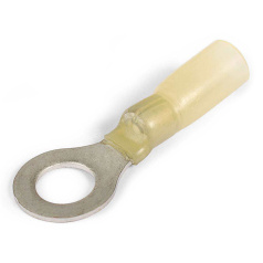 Наконечник кольцевой изолированный КВТ НКИ-Т 6.0-6 с термоусаживаемой манжетой [66627]