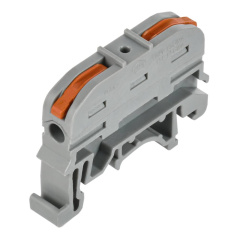 Клемма соединительная проходная на DIN рейку IEK СМК 222-4111D [UKZ20-4111D-050]