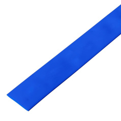 Термоусаживаемая трубка Rexant 30.0/15.0 мм, синяя, усадка 2:1, с подавлением горения, нарезка по 1 м [23-0005]