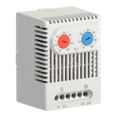 Термостат двухканальный УККт IEK от 0 до +60°C NO+NC [YCE-DTNO-NC-60]