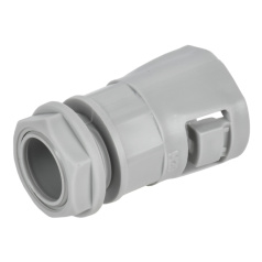 Муфта вводная для гофрированных труб IEK ELASTA MVN20, серая, IP40 [ET-TA00D-MVN-020-K41-050]