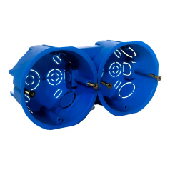 Коробка установочная двойная Symple для твердых стен Kopos Ø 68x45 мм, KU 68-45/2 (KA)