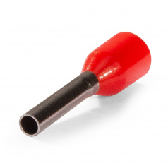 Наконечник штыревой втулочный изолированный КВТ НШВИ «ЕВРО» 1.0-8 [103199]