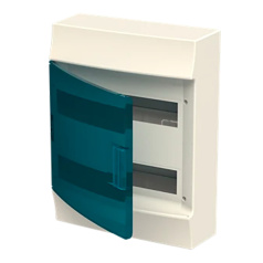 Бокс настенный ABB Mistral41 24М(2х12), прозрачная дверь, 32 клеммы +PE+N  [1SPE007717F0521]