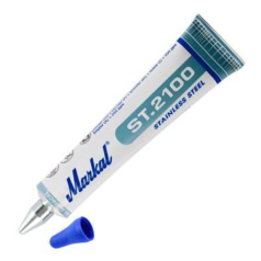 Маркер-туба для нержавеющей стали Markal ST2100, синий, 3 мм [97164]