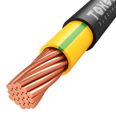 Кабель силовой медный ВВГнг(А)-LS TOKOV ELECTRIC, 1х70 мм², МК (PE), 1 кВ Ж/З [000015919]