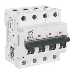 Автоматический выключатель IEK ARMAT M10N 4P L 5А [AR-M10N-4-L005]