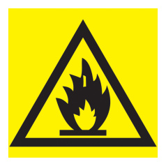 Самоклеящаяся этикетка IEK 150х150 мм, Пожароопасно [YPC20-POGOP-2-010]