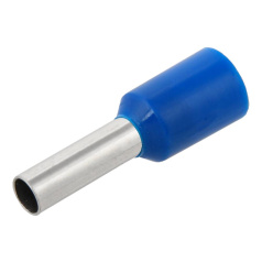 Втулочный штыревой наконечник изолированный IEK НШВИ 2.5-8 (100 шт) [UGN10-D25-04-08]