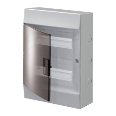 Бокс настенный ABB Mistral41 24М, прозрачная дверь, с клеммами [1SPE007717F9993]