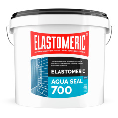 Гидроизоляция для ванной, пола, балконов, под плитку Elastomeric Aqua Seal 700, голубая, 10 кг