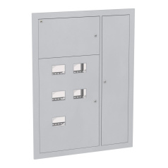 Корпус металлический IEK ЩЭ-6-1 36, УХЛ3, IP31, серый [MKM42-06-31]