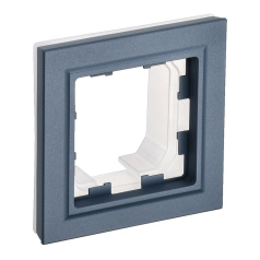 Рамка 1-местная IEK BRITE IP44 РУ-1-БрМ-44 маренго [BR-M12-44-K35]