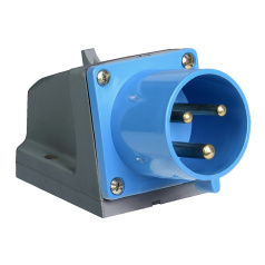 Вилка стационарная IEK ССИ-523 2P+PE 32А 200-250В IP44 [PSR51-032-3]