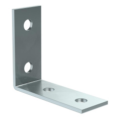 Уголок крепежный двойной для STRUT-профиля IEK HDZ [CLM50D-UDS-107-40-HDZ]