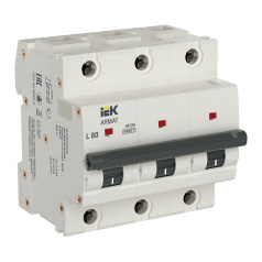 Автоматический выключатель IEK ARMAT M10H 3P L 80А [AR-M10H-3-L080]