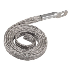 Шина заземления IEK ПМЛ25, 0.8 м с наконечником [UZMA-PML25-800JG]