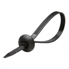 Кабельные стяжки с круглым замком Fortisflex КСК 8х380 (100 шт) [83504]