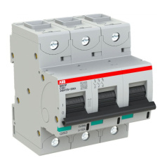 Автоматический выключатель ABB S803P-D80 3P [2CCG001244R0001]