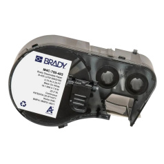 Этикетки Brady M4C-750-403 водорастворимая бумага, 19.05 мм х 7.62 м, черный на белом [brd170723]