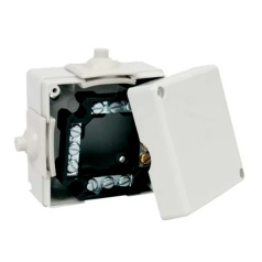 Коробка распределительная Kopos 8107 (KA) для о/п 72х72х42 мм, IP40, с клеммником, S-66