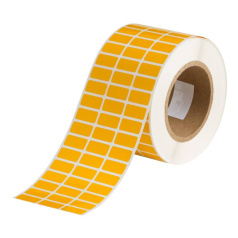 Этикетки Brady THT-5-423-10-YL полиэстер, 25.4 х 12.7 мм, желтые глянцевые, 10000 шт [brd132411]