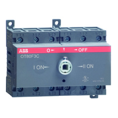 Реверсивный рубильник ABB OT80F3C 80А (75А AC23) [1SCA105402R1001]