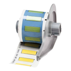 Термоусадочная трубка Brad M7‐187‐1‐342‐YL полиолефин, 25.78 х 8.51 мм, желтая [brd174560]