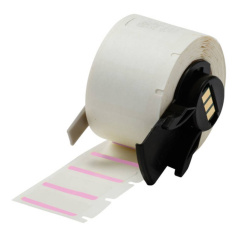 Этикетки Brady M6‐17‐494‐PK полиэстер, 25.4 х 12.7 мм, розовый, 500 шт [brd173492]